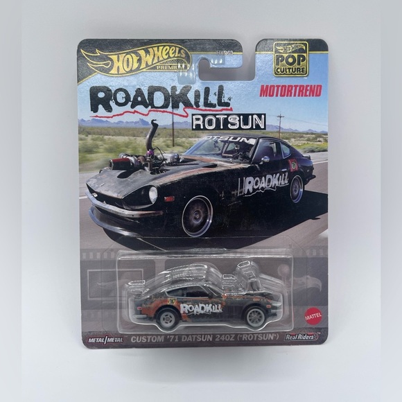 Hot Wheels Pop Culture Premium Roadkill ‘71 Datsun 240Z Rotsun - Picture 1 of 5